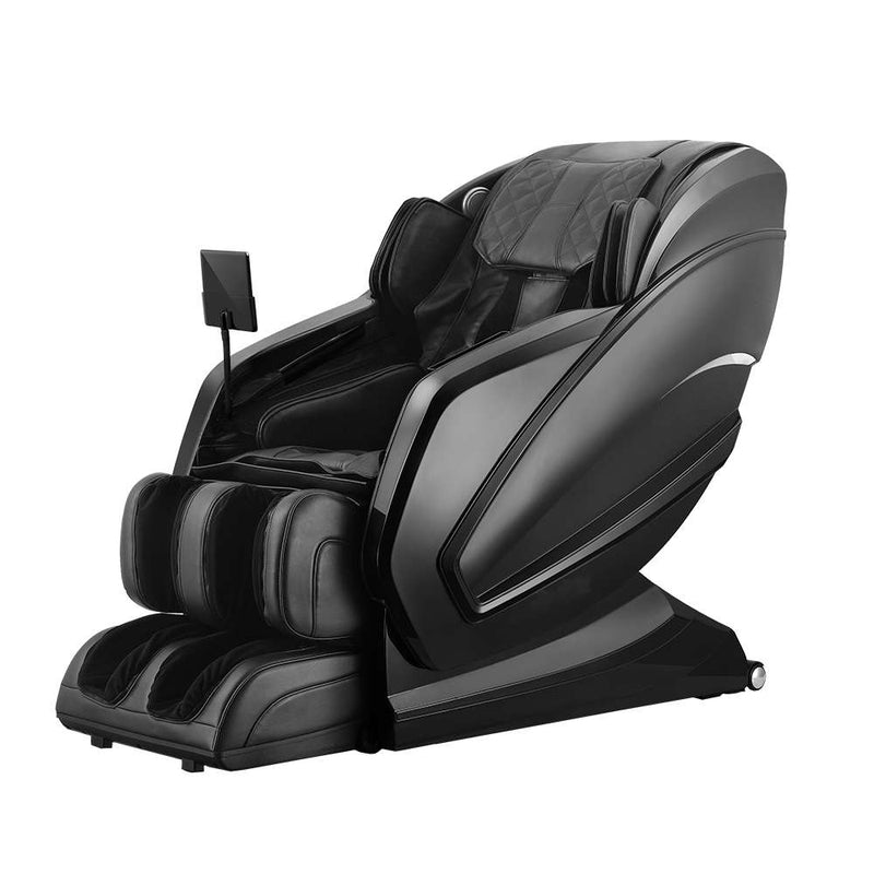 Sasaki 10 Series Royal Queen 6D AI massage chair in black, front view