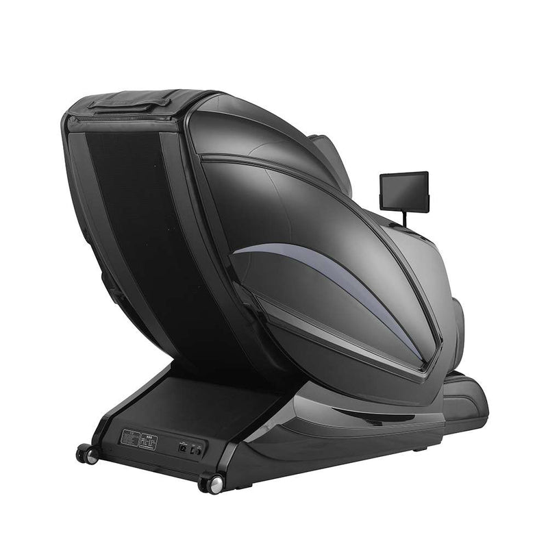 Sasaki 10 Series Royal Queen 6D AI massage chair in black, reclined position