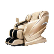 Sasaki 10 Series Royal Queen 6D AI massage chair in champagne gold, front view