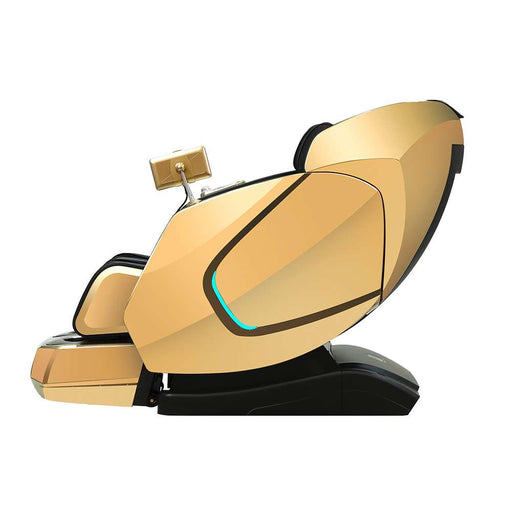 Sasaki 7 Series Mecha 5D AI massage chair in black, angled view