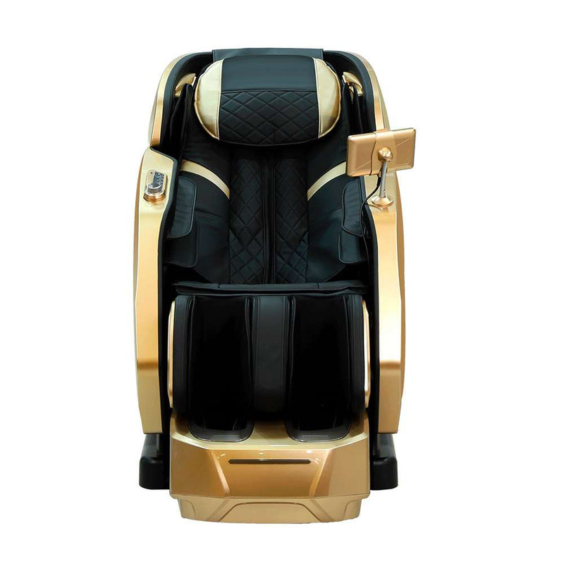 Sasaki 7 Series Mecha 5D AI massage chair in black, side view