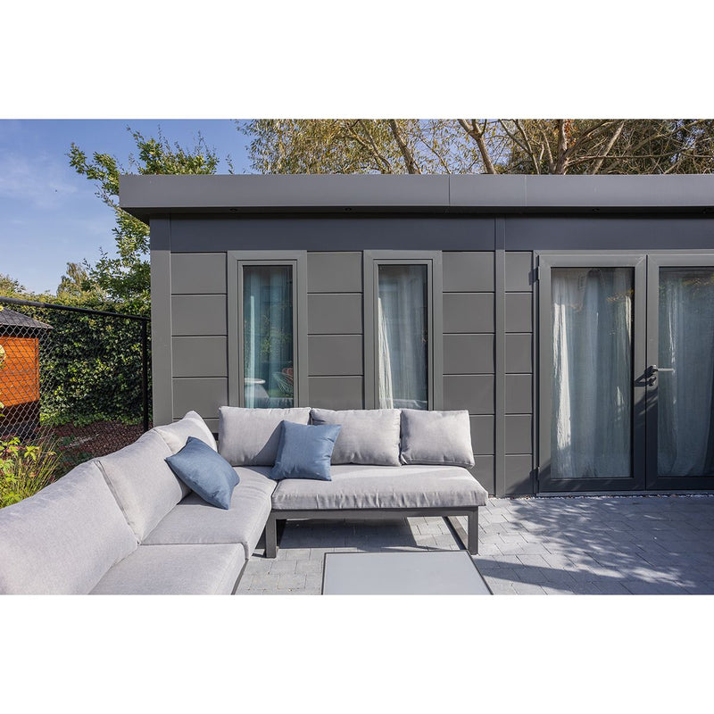 Telluria Luminato 5436 Plus in anthracite, photographed on site at a completed installation in Aartselaar