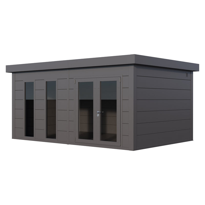 Telluria Luminato 5436 Plus large garden room in anthracite grey, 5.4m wide with a 265cm high ceiling