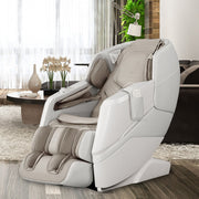VComfort Dreamliner 4D Hyperbolic massage chair in black, angled view