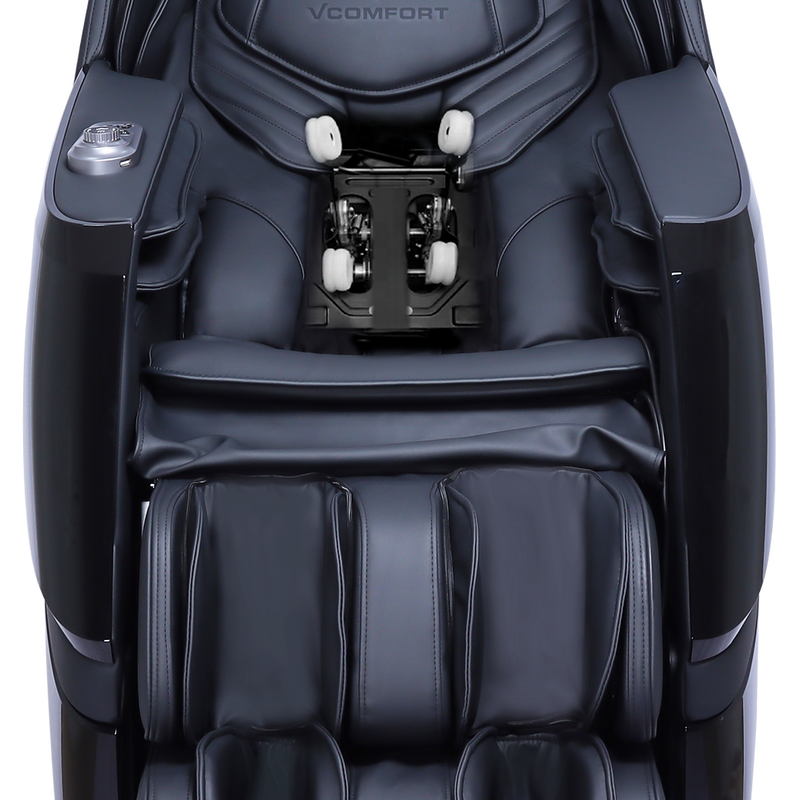 VComfort Dreamliner 4D Hyperbolic massage chair in black, side view