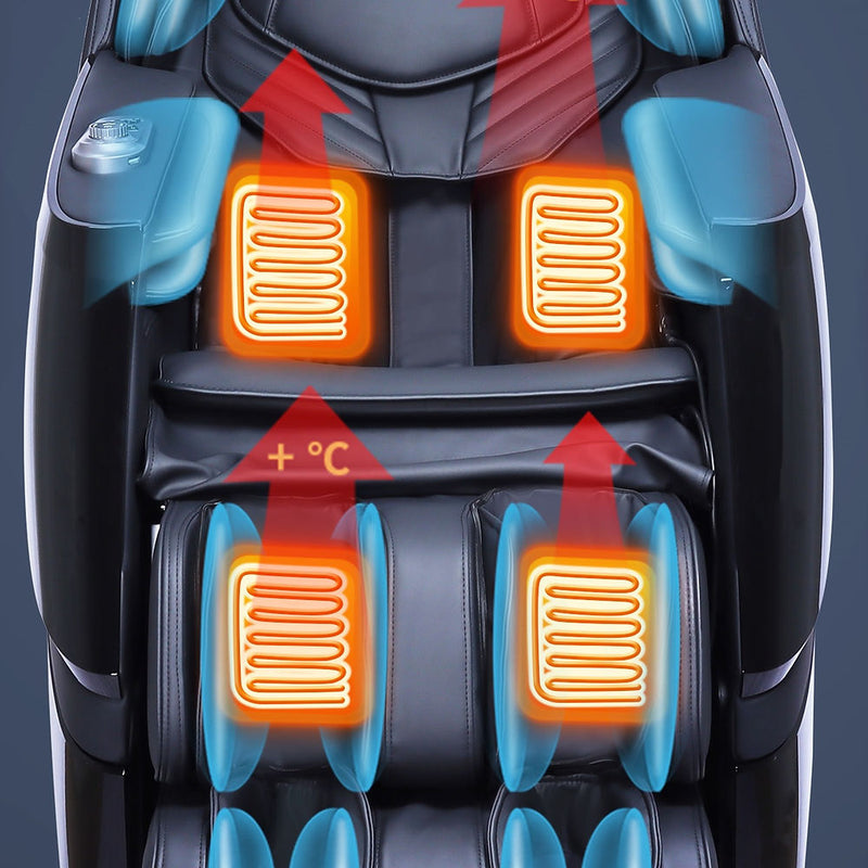 VComfort Dreamliner 4D Hyperbolic massage chair, feature detail view