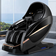 VComfort iSupreme Max 4D Special Edition massage chair in black, front view