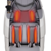 VComfort Primus 4D Pro i-Open Flex SL Track massage chair in black, reclined position