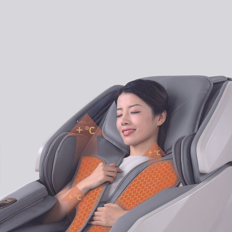 VComfort Primus 4D Pro i-Open Flex SL Track massage chair, feature detail view