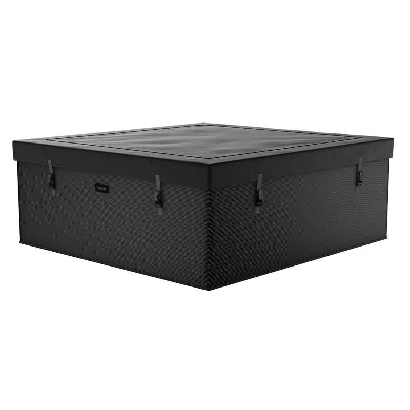 Wave Garda 4 Person hot tub in charcoal black, with cover