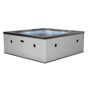 Wave Garda 4 Person hot tub in graphite grey, full view