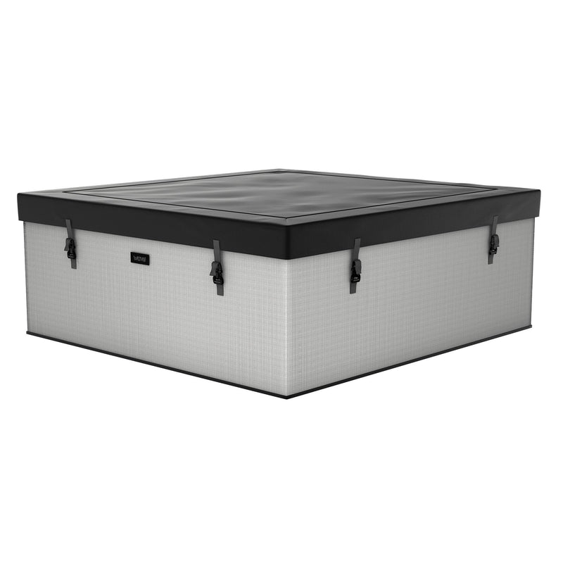 Wave Garda 4 Person hot tub in graphite grey, with cover