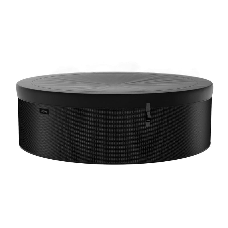 Wave Tahoe 4 Person hot tub in charcoal black, full view