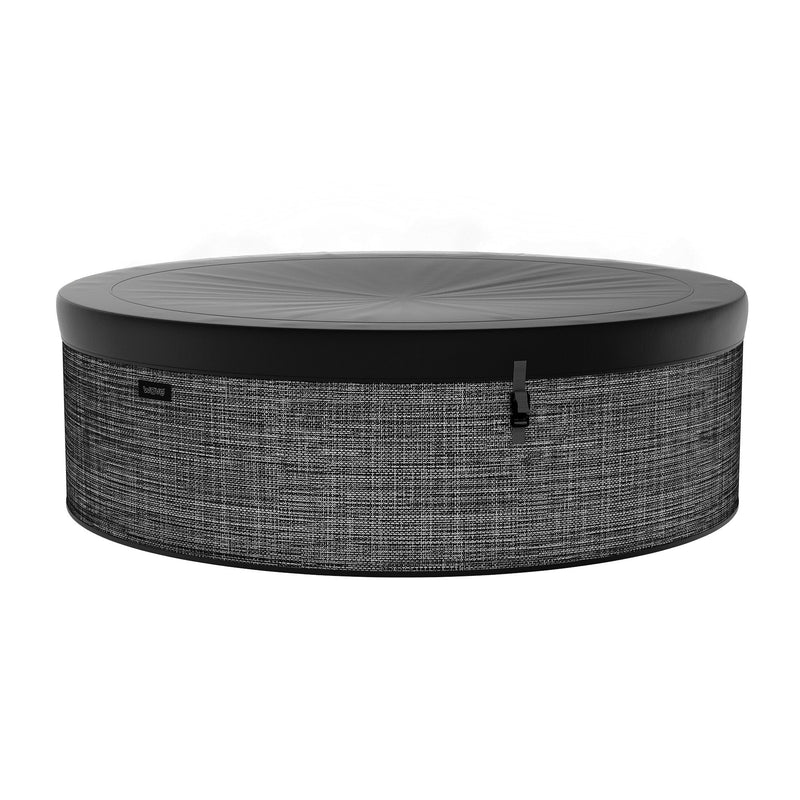 Wave Tahoe 4 Person hot tub in flint grey, with cover