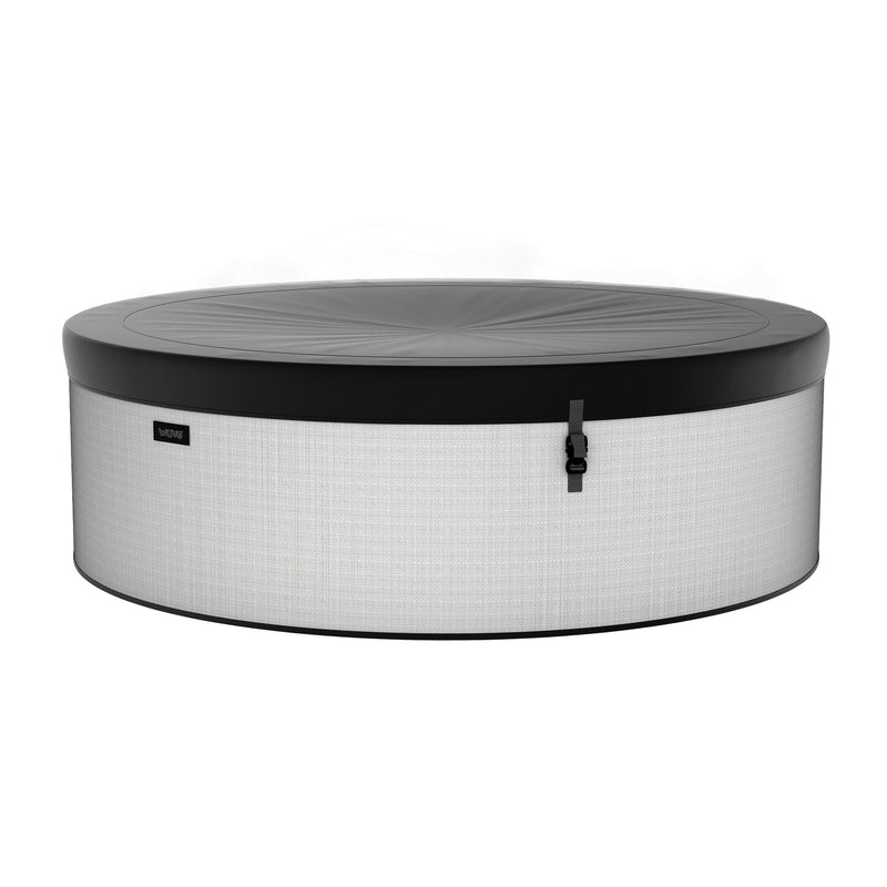 Wave Tahoe 4 Person hot tub in graphite grey, with cover